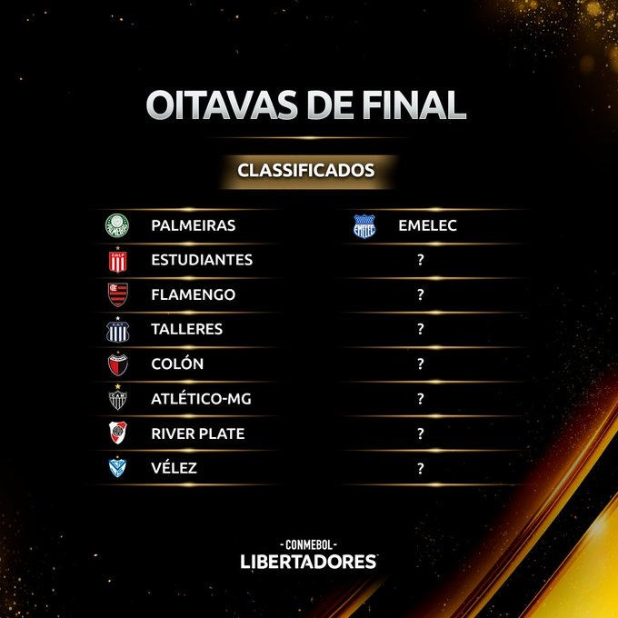 南美解放者杯16强确定9席：阿根廷球队占5席，巴西3席