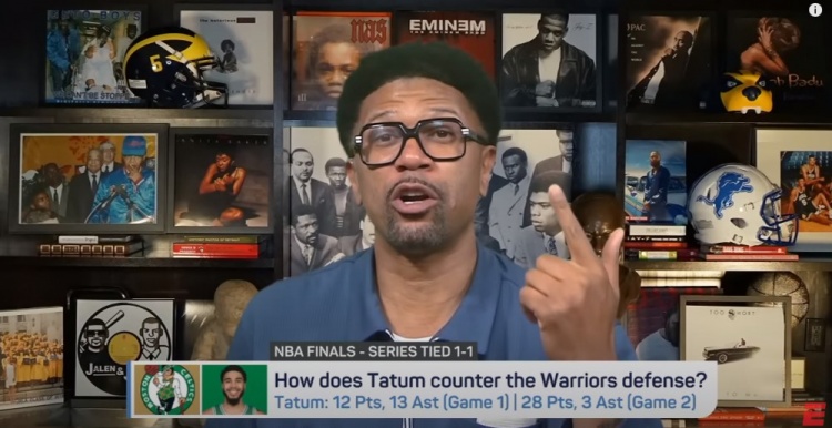 杰伦-罗斯给獭兔支招：不要总顶着人投篮 多上罚球线才能打好全场