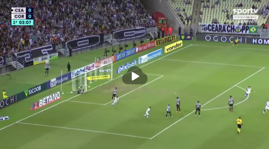 前泰山外援格德斯重炮世界波，打入个人本赛季巴甲第5球