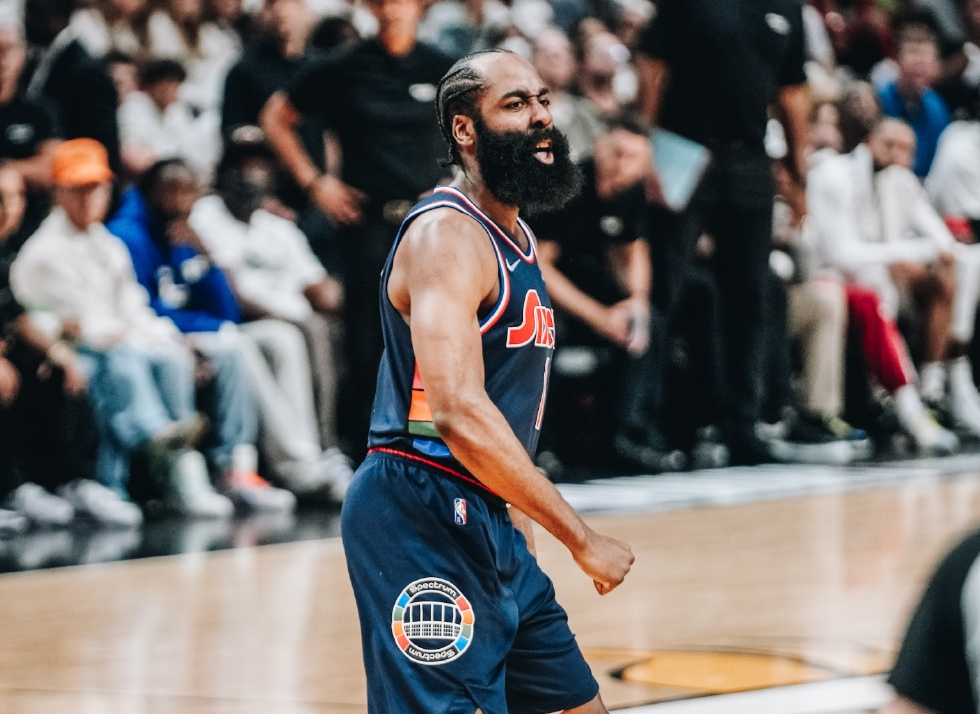 热火vs76人 恩比德缺阵 第三节崩盘 热火主场拿下开门红