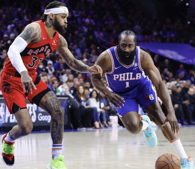 范乔丹休战 猛龙击败76人 恩比德空砍20+11 哈登表现低迷