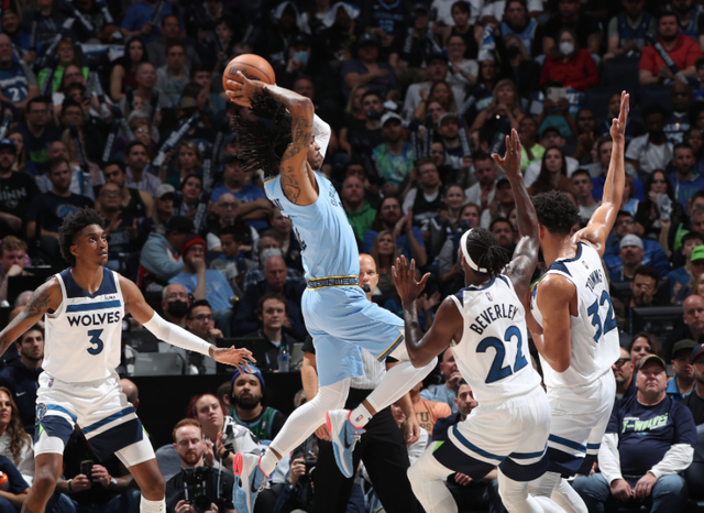 NBA回顾：森林狼复仇灰熊总分2-2！唐斯33+14