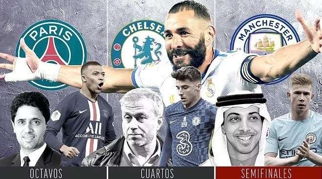 旧霸主与新力量，皇马欧冠连战三家“国家俱乐部”