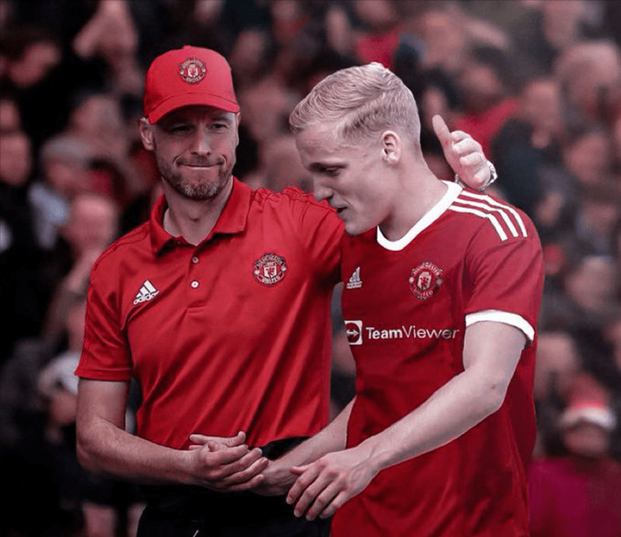 滕哈格执教曼联球员忧虑，求助范德贝克！得知为新帅踢球非常艰难 