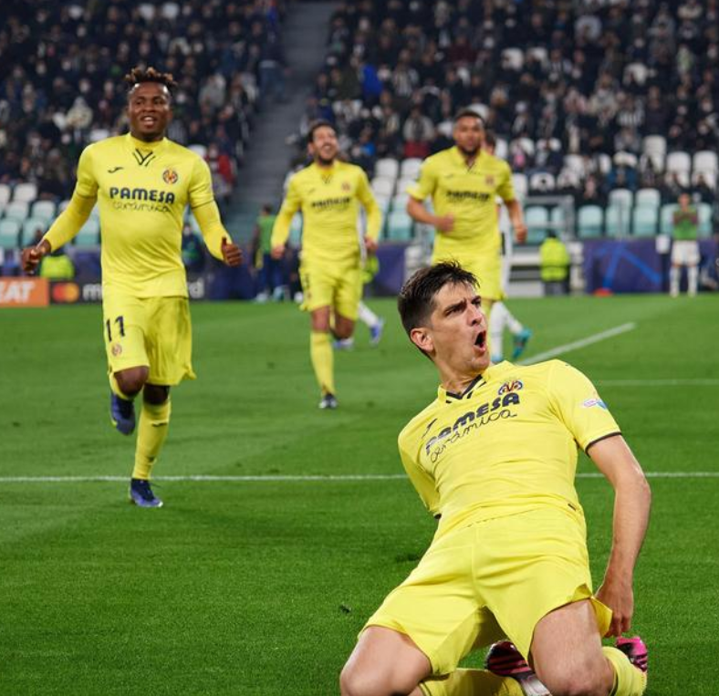 尤文主场0-3惨败在比利亚雷亚尔脚下，总分1-4被淘汰出局